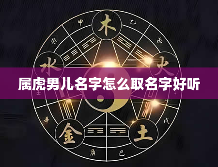 属虎男儿名字怎么取名字好听