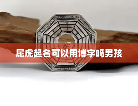 属虎起名可以用博字吗男孩