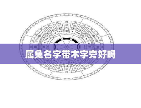 属兔名字带木字旁好吗
