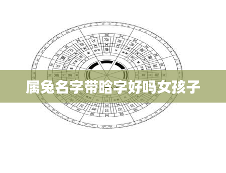 属兔名字带晗字好吗女孩子