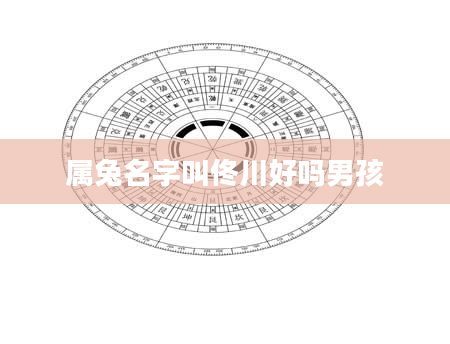 属兔名字叫佟川好吗男孩