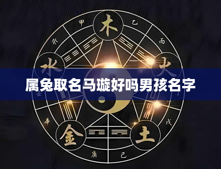 属兔取名马璇好吗男孩名字