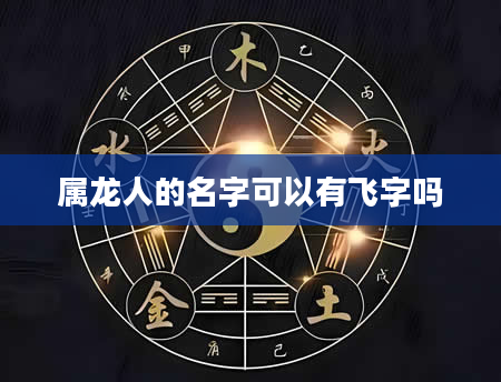 属龙人的名字可以有飞字吗
