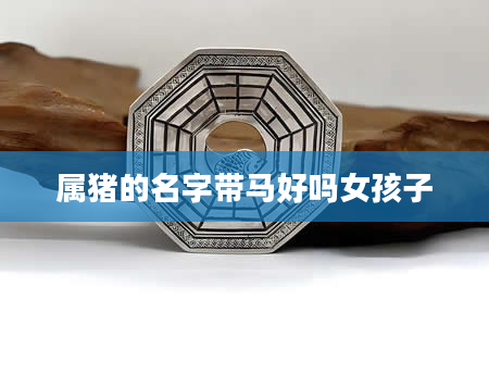 属猪的名字带马好吗女孩子