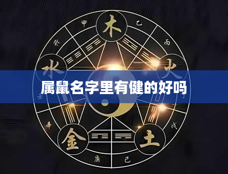 属鼠名字里有健的好吗
