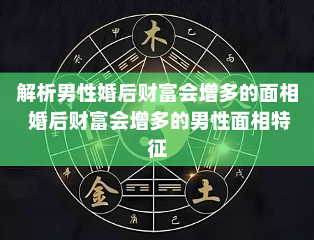 解析男性婚后财富会增多的面相 婚后财富会增多的男性面相特征