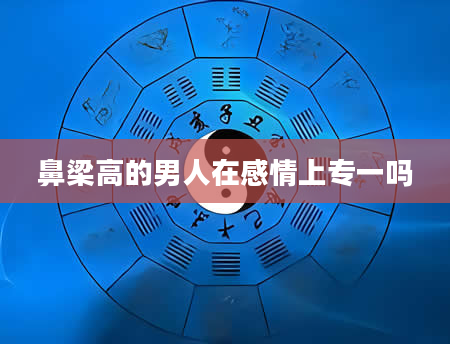 鼻梁高的男人在感情上专一吗