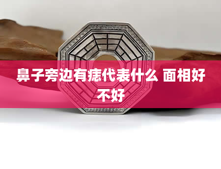 鼻子旁边有痣代表什么 面相好不好
