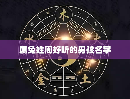 属兔姓周好听的男孩名字