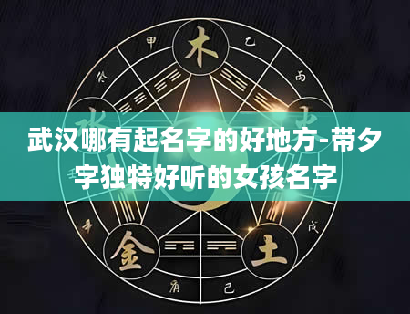 武汉哪有起名字的好地方-带夕字独特好听的女孩名字
