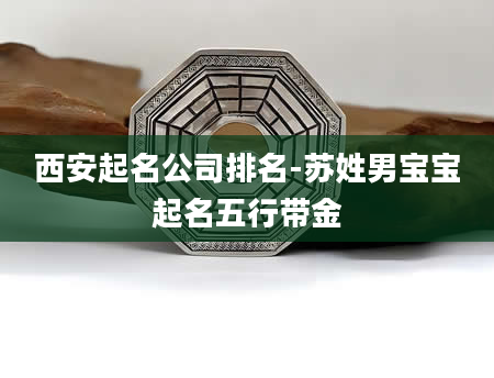 西安起名公司排名-苏姓男宝宝起名五行带金