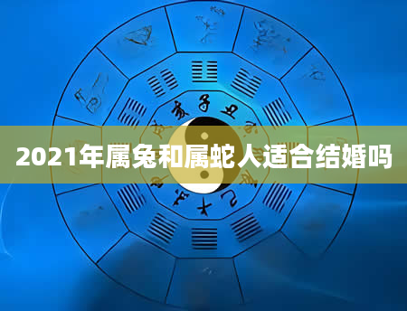 2021年属兔和属蛇人适合结婚吗