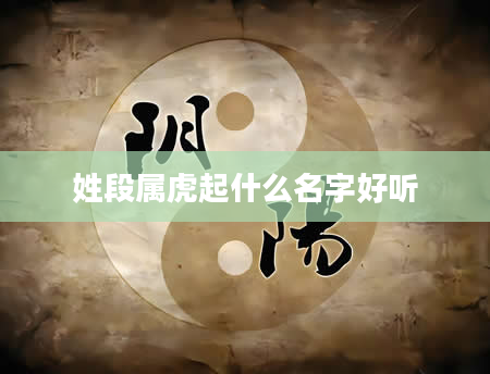 姓段属虎起什么名字好听