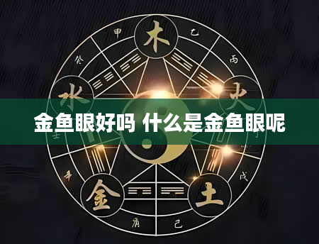 金鱼眼好吗 什么是金鱼眼呢