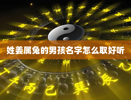姓姜属兔的男孩名字怎么取好听