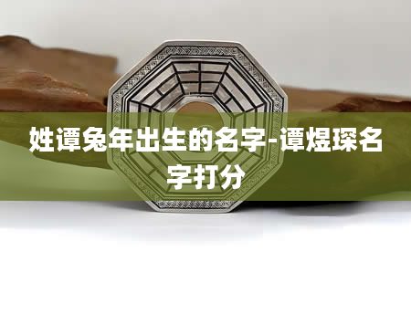 姓谭兔年出生的名字-谭煜琛名字打分