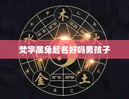 梵字属兔起名好吗男孩子