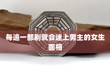 每追一部剧就会迷上男主的女生面相