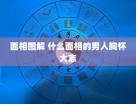 面相图解 什么面相的男人胸怀大志