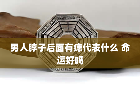 男人脖子后面有痣代表什么 命运好吗