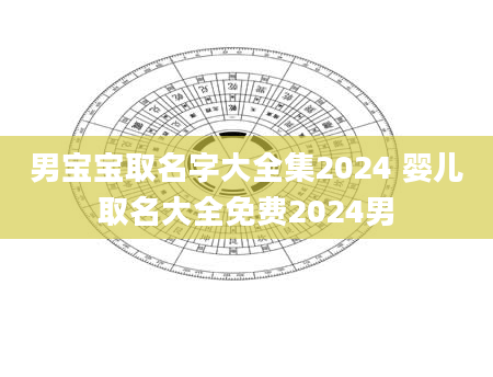 男宝宝取名字大全集2024 婴儿取名大全免费2024男