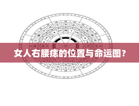 女人右腰痣的位置与命运图?