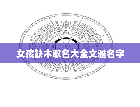 女孩缺木取名大全文雅名字