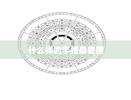 什么样的手相最爱国