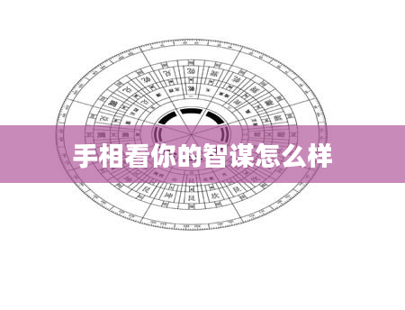 手相看你的智谋怎么样