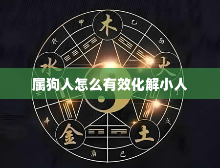 属狗人怎么有效化解小人