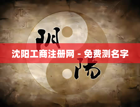 沈阳工商注册网 - 免费测名字