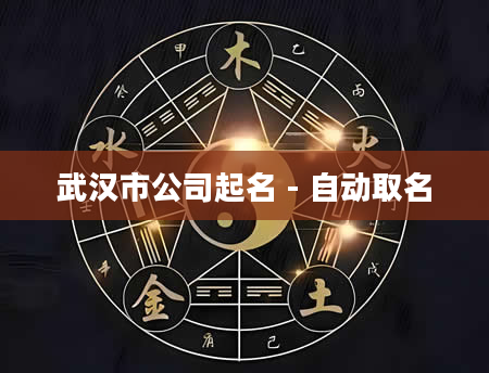 武汉市公司起名 - 自动取名