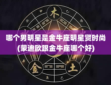 哪个男明星是金牛座明星贤时尚(蒙迪欧跟金牛座哪个好)