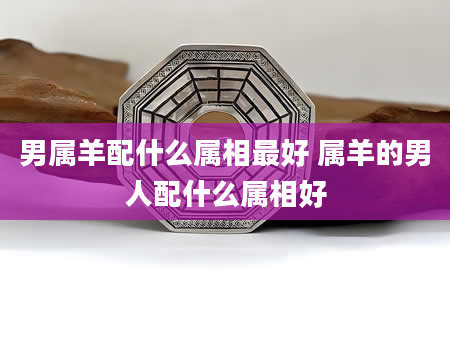 男属羊配什么属相最好 属羊的男人配什么属相好