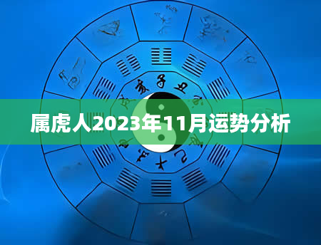属虎人2023年11月运势分析