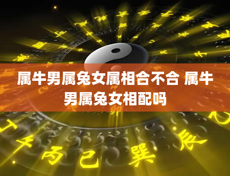 属牛男属兔女属相合不合 属牛男属兔女相配吗