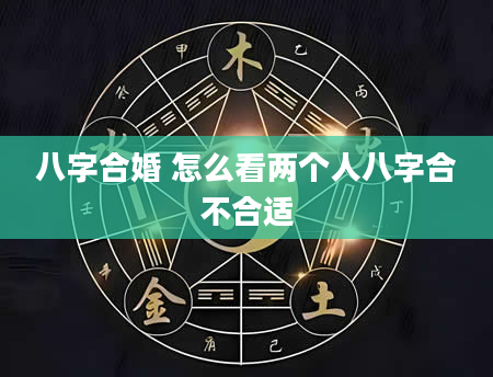 八字合婚 怎么看两个人八字合不合适