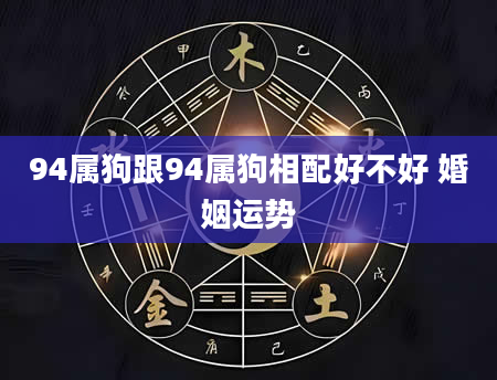 94属狗跟94属狗相配好不好 婚姻运势