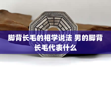 脚背长毛的相学说法 男的脚背长毛代表什么