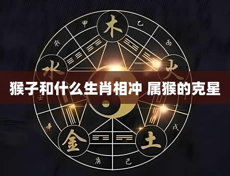 猴子和什么生肖相冲 属猴的克星