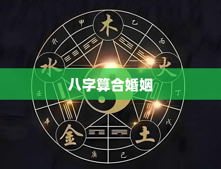 八字算合婚姻