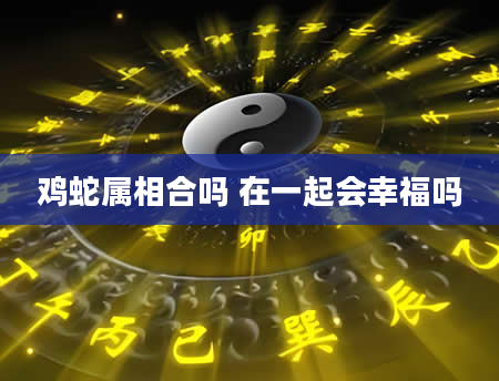 鸡蛇属相合吗 在一起会幸福吗