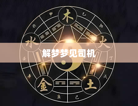 解梦梦见司机