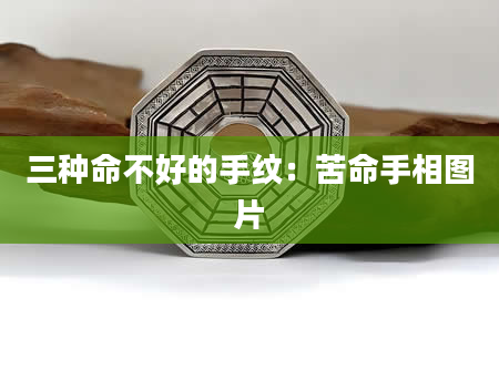 三种命不好的手纹:苦命手相图片