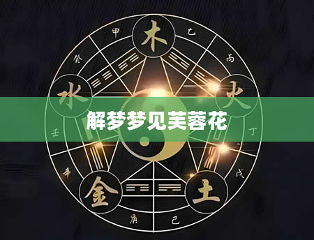 解梦梦见芙蓉花