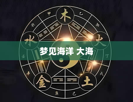 梦见海洋 大海