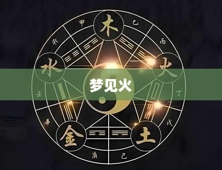 梦见火