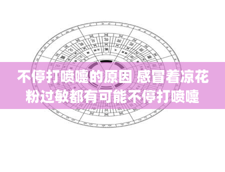 不停打喷嚏的原因 感冒着凉花粉过敏都有可能不停打喷嚏