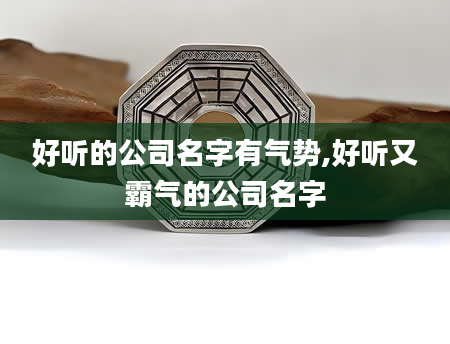 好听的公司名字有气势,好听又霸气的公司名字