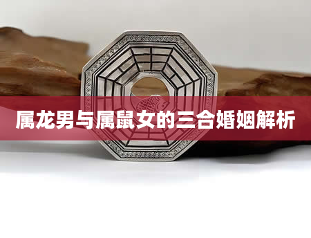属龙男与属鼠女的三合婚姻解析